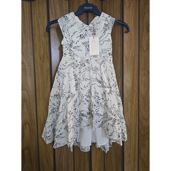Joyfolie Mia Joy Skye Dress In Grey Floral Girls Size 3 - Picture 1 of 7
